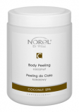 Norel PP 333 Coconut body peeling – кремовый кокосовый Скраб для тіла для сухой, поврежденной кожи и кожи після засмаги 500g