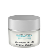 Dr.Schrammek Sensiderm Stress Protect Cream SOS-крем с мгновенным успокаивающим ефектом для очень сухой/реактивной кожи с 3-ступенчатой системой защиты реактивной кожи Defensil®, пантенолом, алое вера и раминозой 50 ml