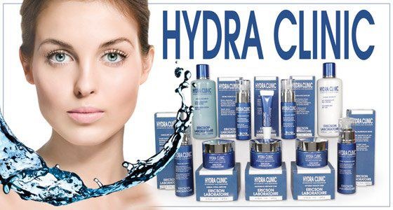 линия биокосмецевтических препаратов HYDRA CLINIC косметического бренда Ericson Laboratoire