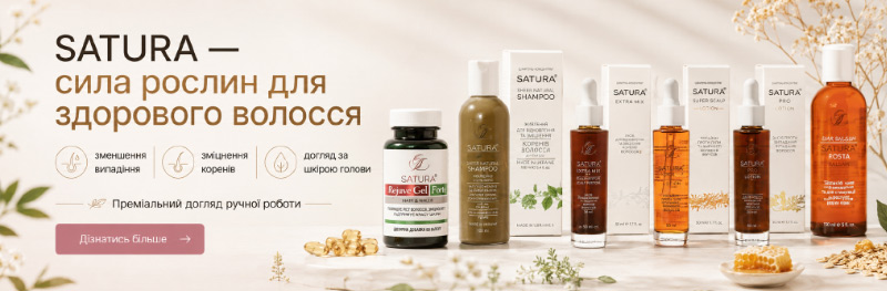 Satura для волосся: що це за британська HAND MADE косметика та який засіб обрати