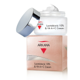 Arkana Lactobionic 10% & Vit A+C Cream - крем з 10% лактобіоновою кислотою та вітамінами A+C 50 мл