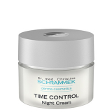 Dr.Schrammek Time control Night Cream нічний Омолоджуючий крем с карнозином, вітаміном А, пептидним комплексом Matrixyl® 3000 та силімарином 50 мл