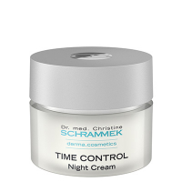 Dr.Schrammek Time control Night Cream нічний Омолоджуючий крем с карнозином, вітаміном А, пептидним комплексом Matrixyl® 3000 та силімарином 50 мл