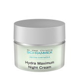 Dr.Schrammek Hydra Maximum Night Cream нічний крем максимальное зволоження з гіалуроновою кислотою, маслами ши и макадамії 50 мл