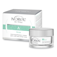 Norel DK 134 Acne – Anti-imPerfection Cream with LHA and Silver ions – ультралегкий крем с LHA кислотами и ионами серебра 50мл