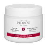 Norel PN 163 Face & Body Rejuve – Cranberry peel-off algae Mask – отшелушивающая Альгінатна Маска з екстрактом клюквы для обличчя та тіла 250 g