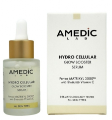 Amedic Інтенсивна сироватка для сяяння шкіри з вітаміном С та пептидами Amedic Hydro Cellular Glow Booster Serum 30 мл
