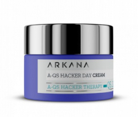 Arkana A-QS Hacker Day Cream - Матуючий денний крем з гіалуроновою кислотою, пантенолом, рисовой пудрой, белой глиной и комплексом Quora Noni PRCF® 50 мл