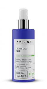 Arkana A-QS Hacker Gel - очищуючий гель, що регулює мікробіом шкіри, для видалення макіяжу, надлишків шкірного сала 200 ml