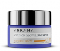 Arkana C-Fusion Glow Illuminator - освітлюючий крем з високою дозой вітаміна С и куркумина, который забезпечує мгновенный ефект Glow 50 мл