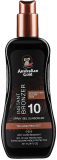 Australian Gold SPF 10 Spray Gel bronzer 237ml Спрей Гель для засмаги на сонці з бронзантами