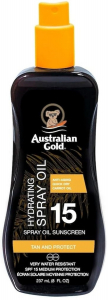 Australian Gold SPF 15 Spray Oil W/carrot Спрей з Маслом моркви для засмаги на сонці 237ml