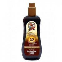 Australian Gold SPF 10 Spray Gel bronzer 237ml Спрей Гель для засмаги на сонці з бронзантами