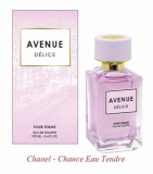 Парфумерія Avenue DELIce Аналог Chance Eau Tendre туалетна Вода 100мл