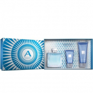 Azzaro Chrome set Парфумерний набір для чоловіків (туалетна Вода 100 мл + 50 мл Бальзам після гоління + 100 мл Шампунь для тіла та волосся)