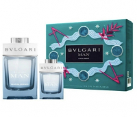 Bvlgari Man Glacial Essence set (парфумована вода 100 ml + парфумована вода 15 ml)