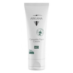 Arkana Neuro Cannabis Foot Cream - інтенсивний крем для догляду за шкірою ступнів 75 ml