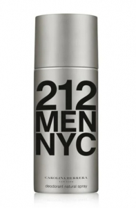 Carolina Herrera 212 Men 150 ml deo spray Парфумований Дезодорант спрей для чоловіків