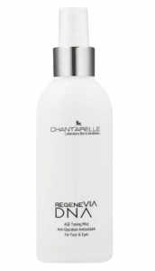 Chantarelle A.G.E. Toning Mist Anti-Glycation Antioxidant тонізуючий антиоксидантний спрей-тонік для обличчя та шкіри навколо очей 200мл