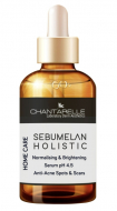 Chantarelle Sebumelan Holistic Serum pH 4.5 Normalising & Brightening, Anti-Acne Spots & Scars освітлююча та нормалізуюча антибактеріальна сироватка, має протизапальні властивості, зміцнює біліпідні структури епідермісу 30ml
