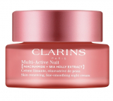 Clarins Крем для обличчя Multi-Active Night Face Cream Niacinamide + Sea Holly Extract, відновлюючий, розгладжуючий для всіх типів шкіри 50ml
