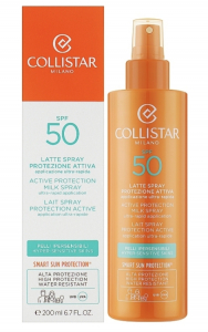 Collistar Active Protection Milk Spray Ultra-rapid Applic.spf 50 захист від сонця молочко для тіла спрей 200 мл