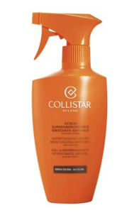 Collistar Supertanning Water With Aloe Milk захист від сонця вода з алое для тіла з дозатором 400 мл