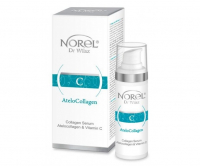 Norel DA Collagen Serum AteloCollagen&Vitamin C - Гелеваяя Сироватка для сухої, повреждённой, с признаками втоми шкіри, подвергающейся ОкислювачнОмолоджуючий догляд. стресу(УФ, смог, выхлопные газы) 15 мл