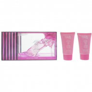 DISNEY CINDERELLA SLIPPER Pink set (парфумована вода 60 ml + Гель для душу 75 ml + лосьйон для тіла 75 мл) (KID)