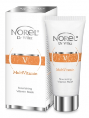 Norel Multivitamin - NouRiching vitamin Mask - поживна Маска з комплексом вітамінів та коензимом Q10 кремо-гелевої текстури 100 мл