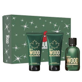 Dsquared2 Green Wood Pour Homme set (туалетна вода 100 ml + 100 ml гель для душу + 100 ml бальзам після гоління)