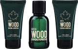 DSquared2 Wood Green pour Homme (50ml туалетна вода + 50ml shower gel + 50ml after shaving)