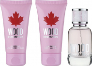 DSquared2 Wood Pour Femme (50ml туалетна вода + 50ml Body Lotion + 50ml Shower gel)