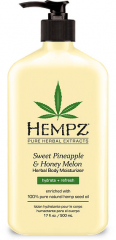 Hempz Sweet Pineapple & HOney Melon Moisturizer Зволожуюче растительное Молочко для тіла Ананас-медова диня