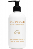 Eau d’Italie Sandalwood & Vanilla Hand & Body Lotion 300 ML