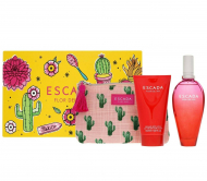 Escada Flor DEL SOL set (туалетна Вода 100 мл + 150 мл лосьйон для тіла + косметичка)