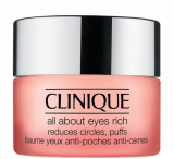 Clinique All About Eyes Rich Reduces Circles, Puffs Baume Yeux Anti-Poches Anti-Cernes тестер 15ml