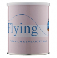 Flying Віск для депіляції в банці TITANIUM рожевий 800 мл 8056732051430