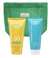 Germaine de Capuccini TimExpert Sun Cream SPerfect Forms 50+After Sun Facial 50 ml Набір TE SUN: Крем для обличчя TE SUN SPerfect Forms 50 50мл+ Крем для обличчя відновлюючий після засмаги TE SUN ICY 50 мл+ косметичка 50мл/50мл