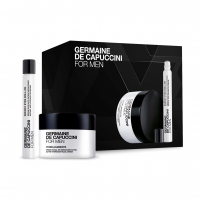 Germaine de Capuccini Набір FOR MEN: Крем зволожуючий Hydra-Elements 50мл + Емульсія для повік з масажним роликом Energy Eyes Roll-On 10мл