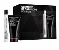Germaine de Capuccini Набір FOR MEN: Омолоджувальна емульсія For Men Powerage 50мл + Емульсія для повік з масажним роликом Energy Eyes Roll-On 10мл