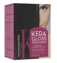 Glossco Professional KIT Keragloss Treatment / Набір для випрямлення волосся з кератином та амінокислотами Набір 8436540951755