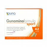 Guna Gunaminoformula Sport 42 саше, 315 г. 8 незамінних амінокислот, витамини та антиоксиданти для спорту