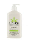 Hempz herbal Moisturizer Lotion For sensitive Skin Рослинний зволожуючий лосьйон для чутливої шкіри bottle 500 мл