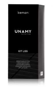 Kemon Kit UnaMy Liss New – выпрямление волос на длительное время 250х2+20х2 мл