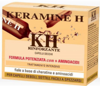 Keramine H ампули для зміцнення сухого волосся Бежеви, 10 * 10мл Ampoule