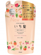 Kracie KR 72177 Шампунь для волосся Ichikami ж зволожуючий для пошкодженого волосся 340 мл змінна упаковка