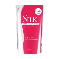 Kracie KR 74402 Шампунь-есенція для волосся Silk ж відновлюючий, зволожуючий для випадаючого, сухих та ламкого волосся 350 мл змінний блок