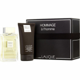 Lalique HOMMAGE L`Homme set (туалетна Вода 100 мл + 150 мл Гель для душу)