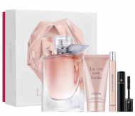 Lancome La Vie Est Belle Set парфумована вода 100 мл+ 10 мл + лосьйон для тіла 50 мл+ mascara Hypnose 01 mini 2 ml